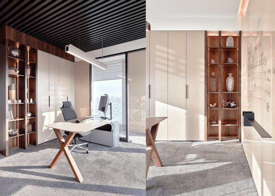 office-space-interior-design-with-a-desk-and-shelves