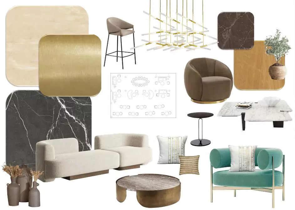 a-collage-of-lobby-designs-interior-and-color-schemes